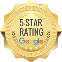 5 star rating on Google